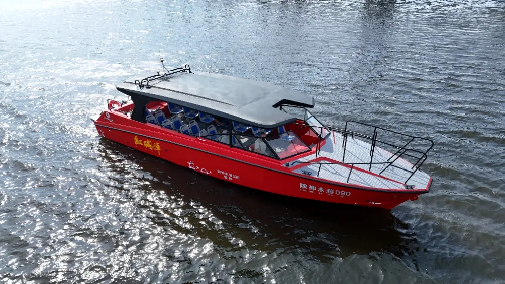 12,80 m passagerarbåt i aluminium