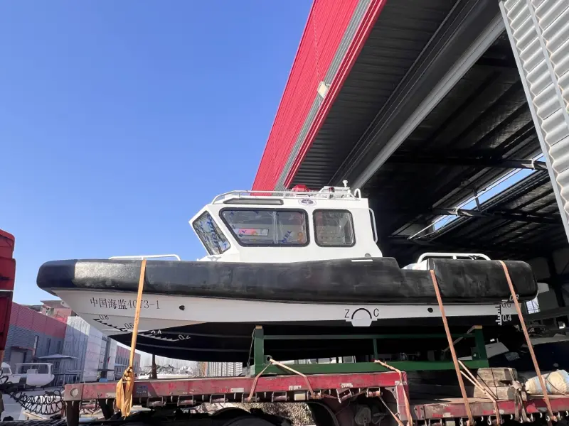 Lawada® Yacht har framgångsrikt levererat en 7,8 m lång polispatrullbåt av aluminium